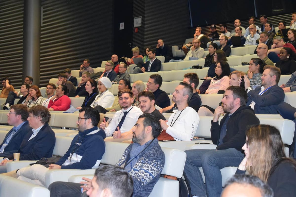Attendees in the conference room ahead of LSTE 2024