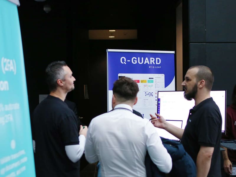 Q-Guard booth at LSTE 2024