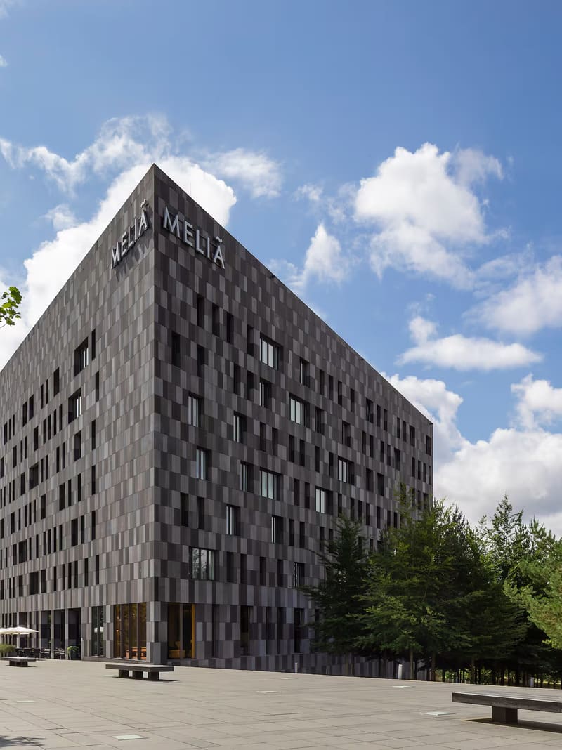 The Meliá Luxembourg building in Kirchberg
